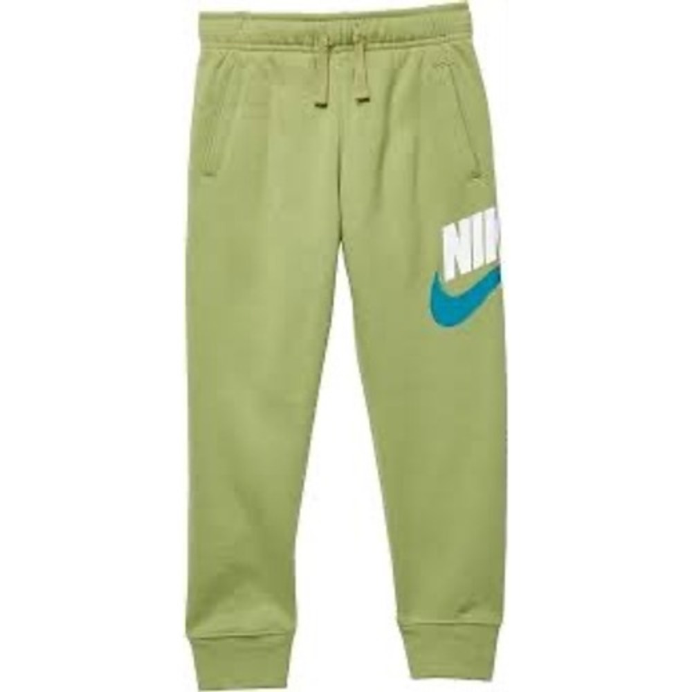 Nike Kids Sportswear Club Fleece Joggers Olive Green Teal Logo Sweatpants 4T